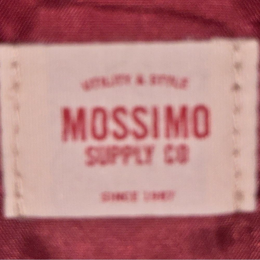 Mossimo Supply Co. Red non Leather Fringe Wristlet - Picture 4 of 4